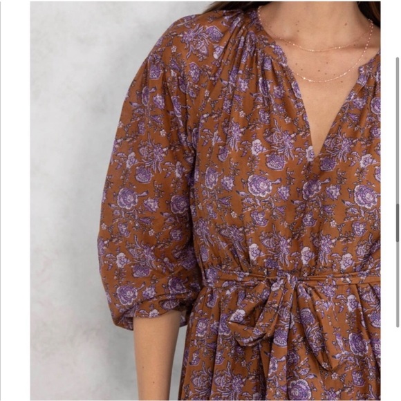 Xirena Annieka Dress in Golden Clover Size M - Picture 3 of 9